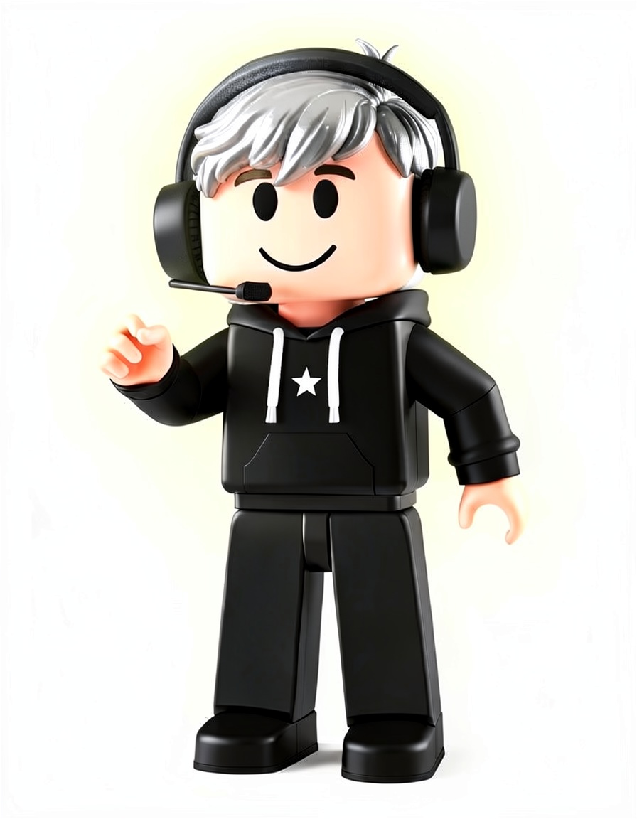 NeonStar, a Roblox OC made on GenTube