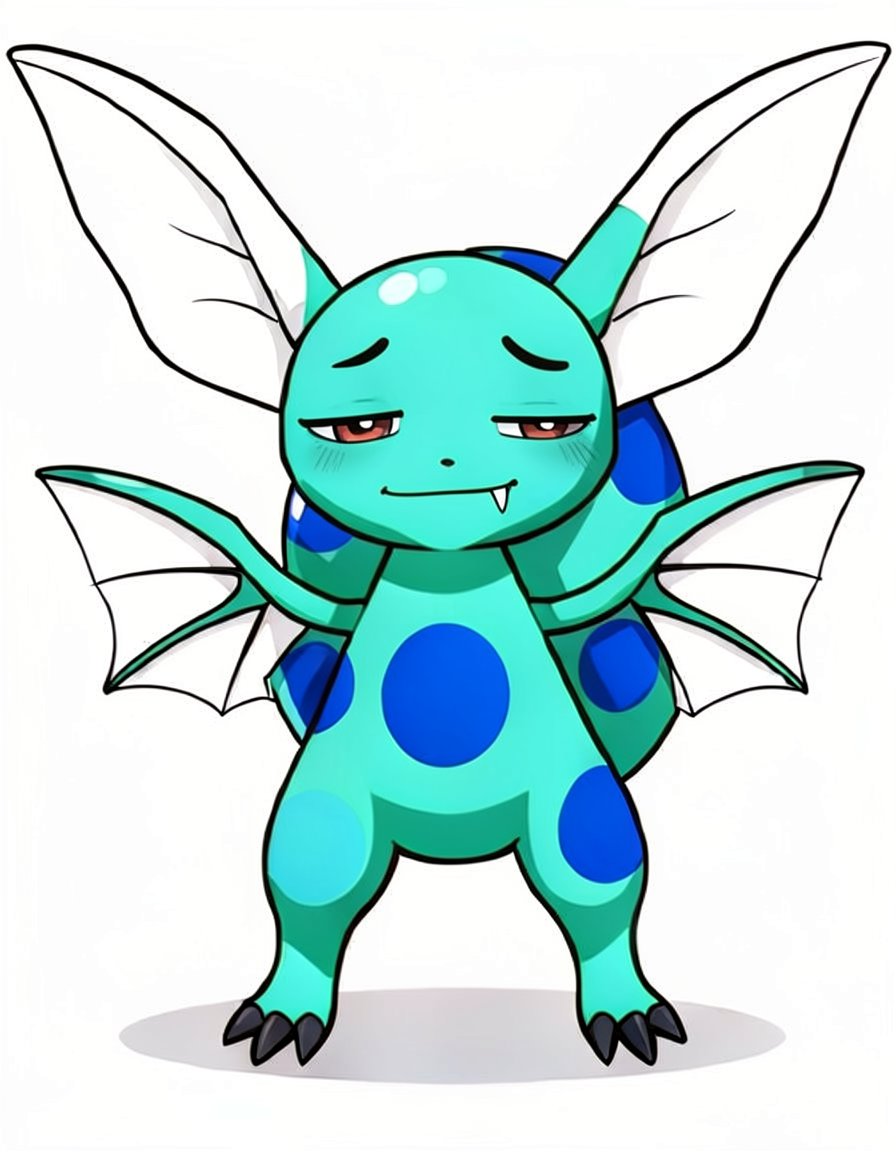 Splashwing, a Pokemon OC made on GenTube