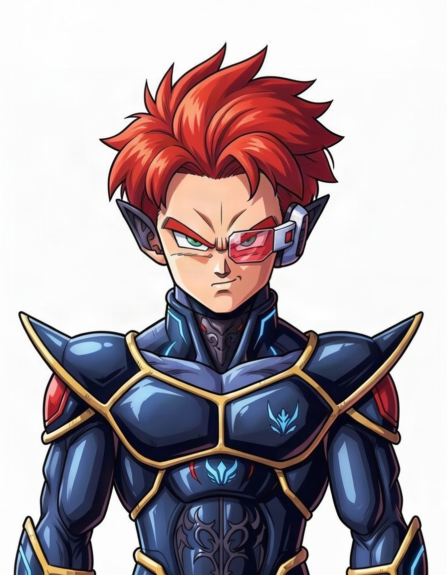 Nightforge, a Dragon Ball OC made on GenTube