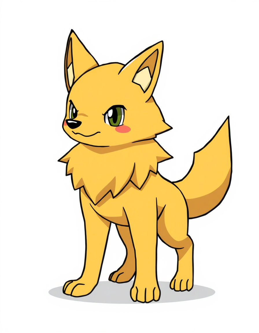 Lumawolf, a Pokemon OC made on GenTube