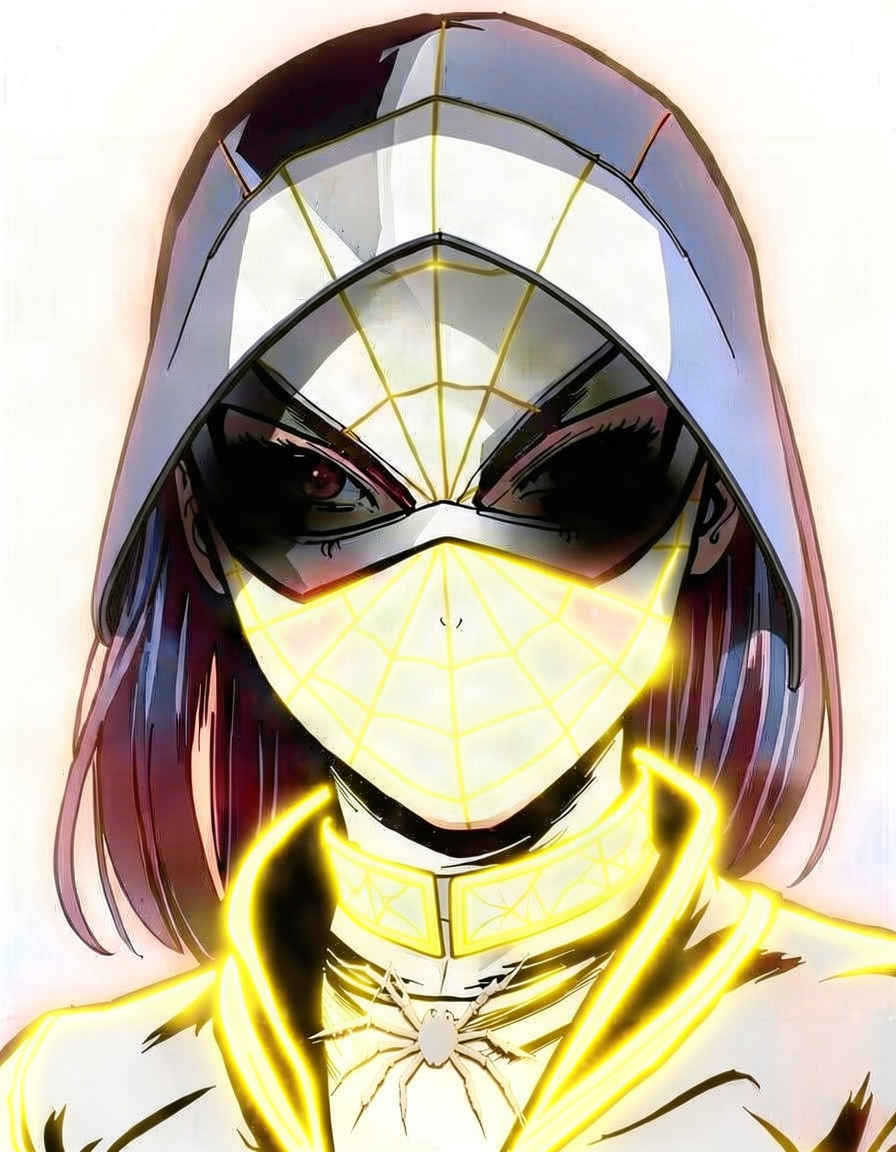 Crimsonveil, a Spider Man OC made on GenTube