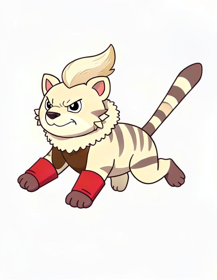 Punchprowl, a Pokemon OC made on GenTube