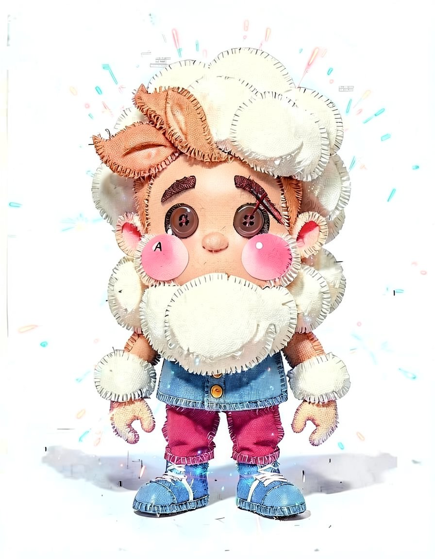 Nimbus Puff, a Digital Circus OC made on GenTube
