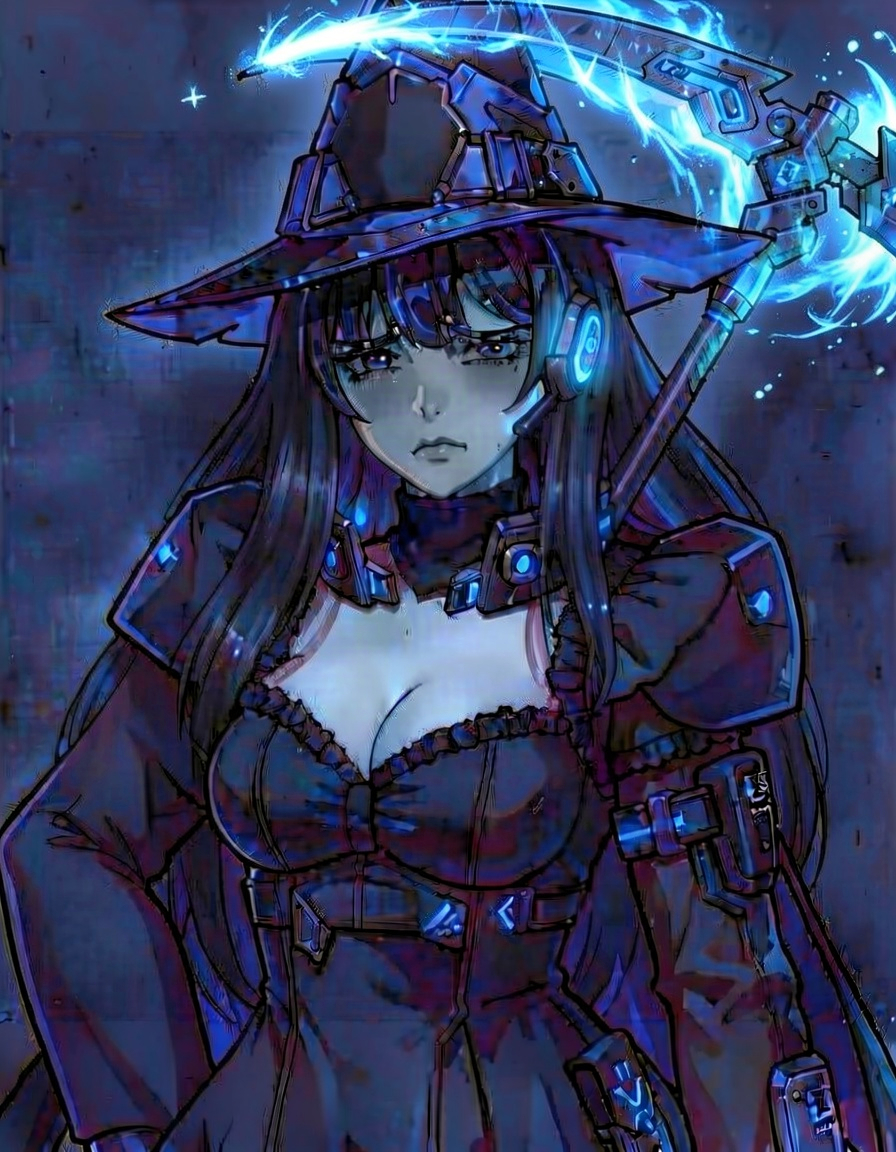cyber-scythe, a Zenless Zone Zero OC made on GenTube
