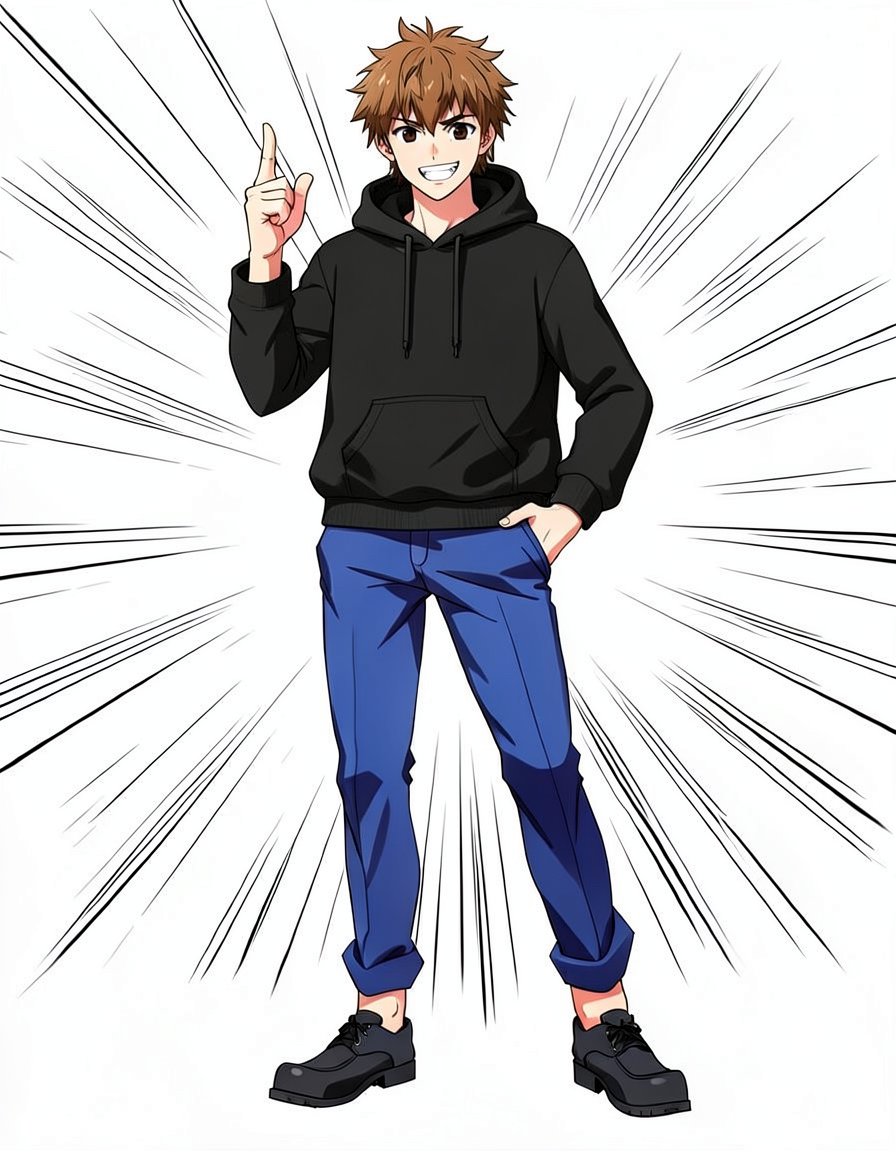 Kei Hoshino, a Jujutsu Kaisen OC made on GenTube