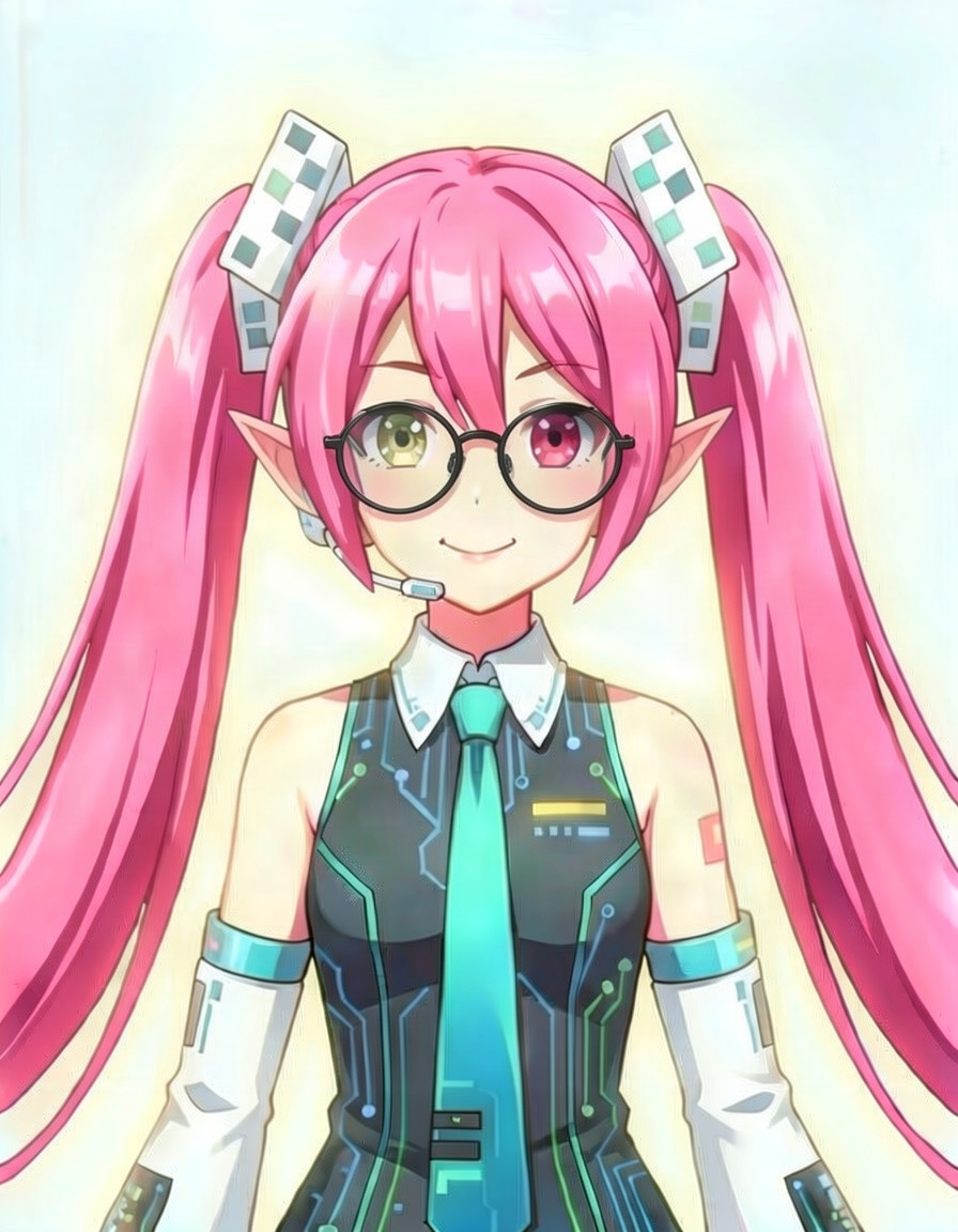 Rosy Echo, a Vocaloid OC made on GenTube
