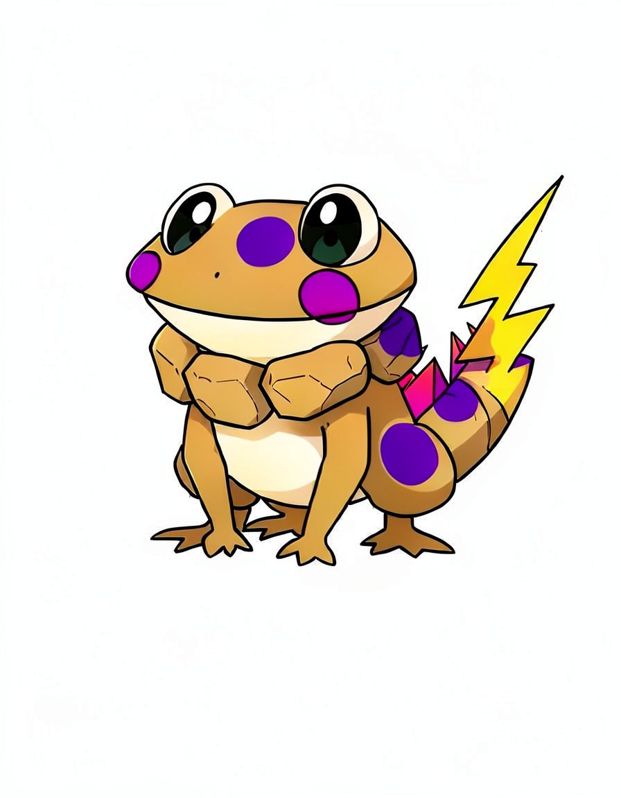 Stonecroak, a Pokemon OC made on GenTube