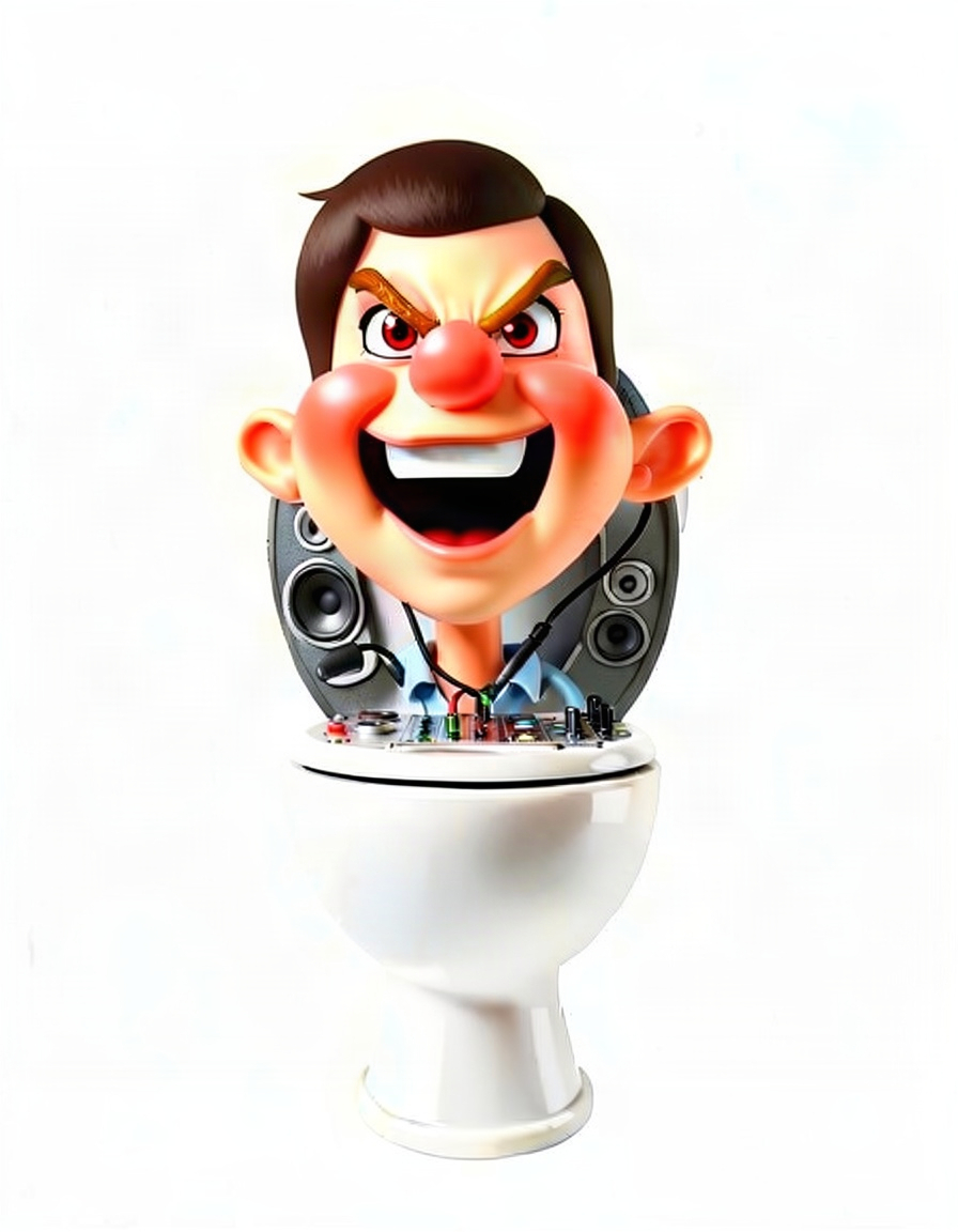dj guy, a Skibidi Toilet OC made on GenTube