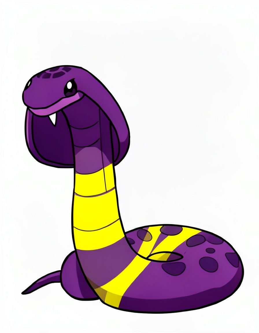 Ekans, a Pokemon OC made on GenTube