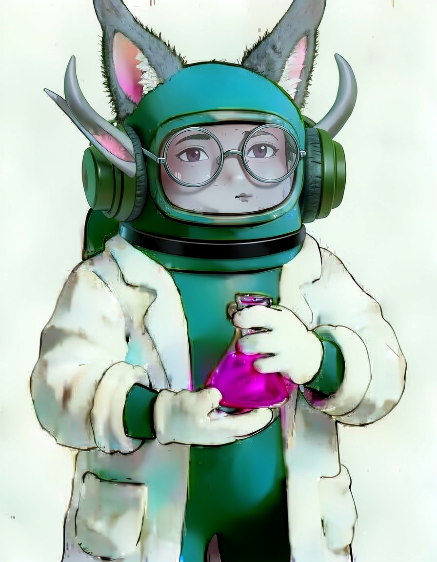 Celescian, a Among Us OC made on GenTube
