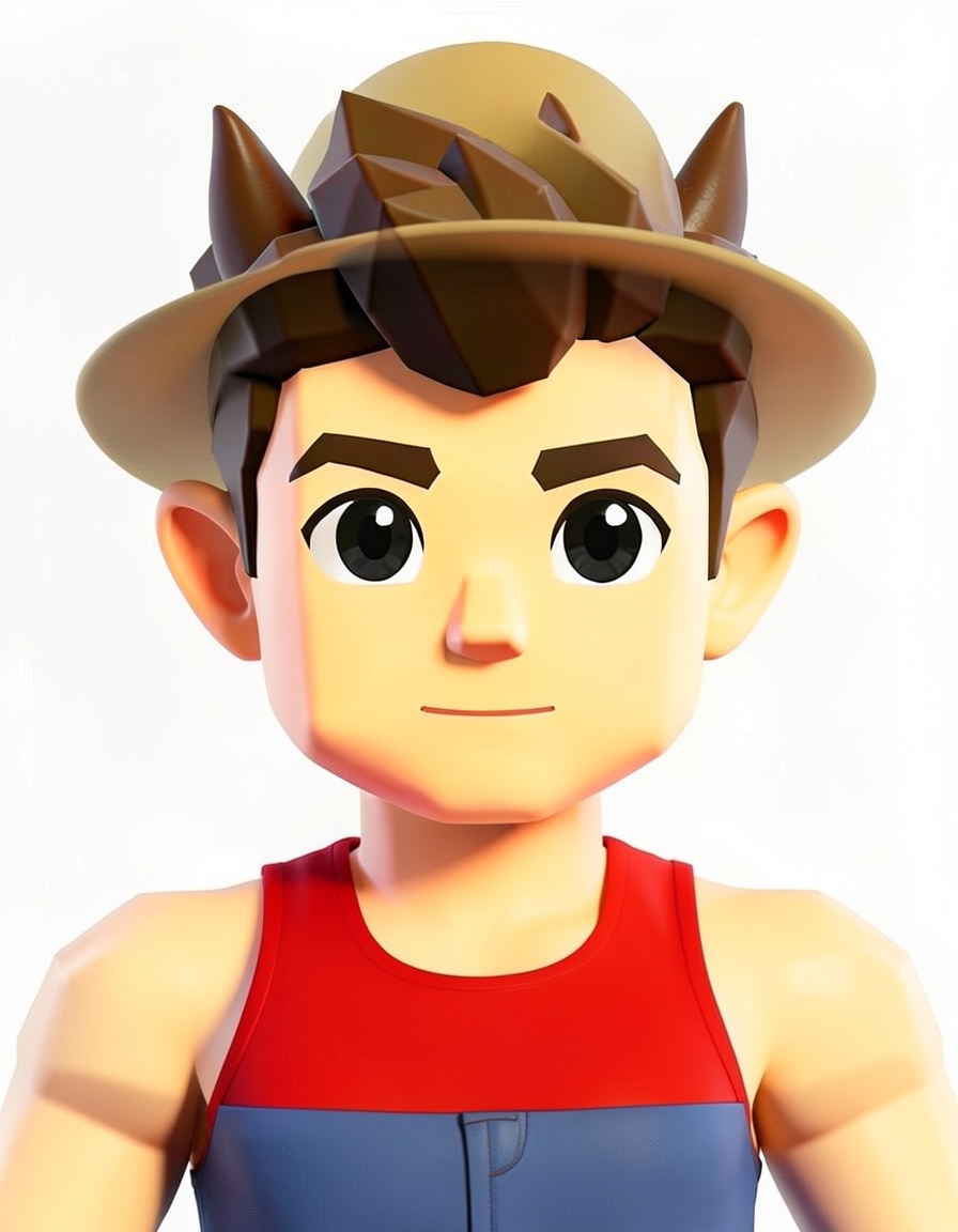Luffey, a Roblox OC made on GenTube