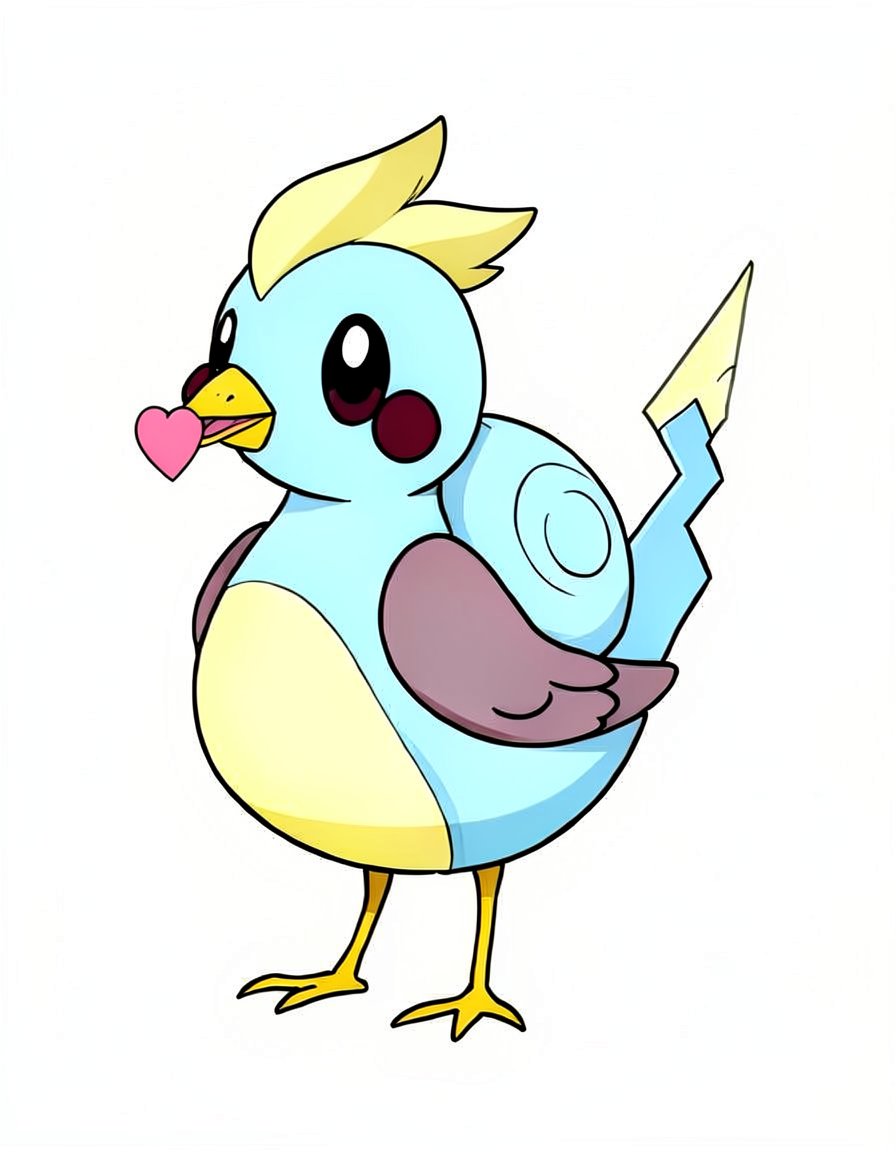 ShockWing, a Pokemon OC made on GenTube
