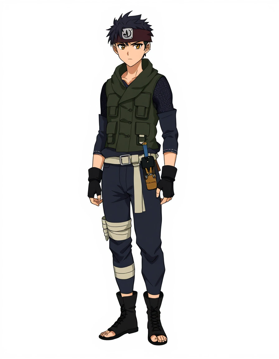 Kageleaf, a Naruto OC made on GenTube