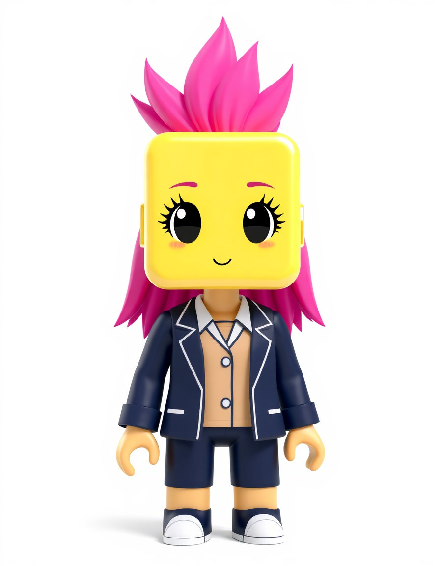 Lumi Blaze, a Roblox OC made on GenTube