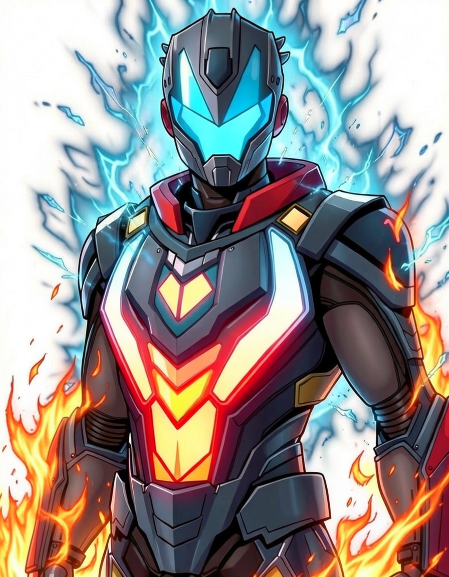 Solaris, a Marvel Superhero OC made on GenTube