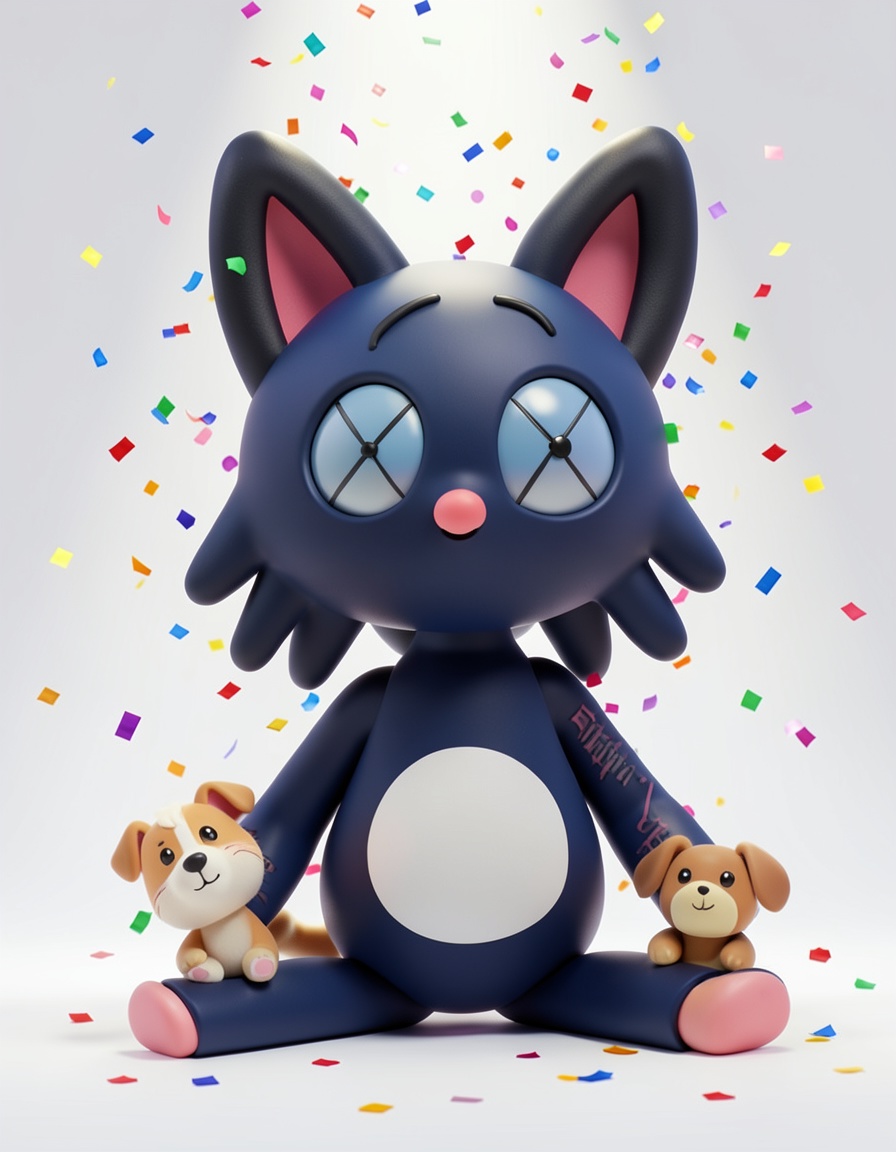 Batty, a Digital Circus OC made on GenTube