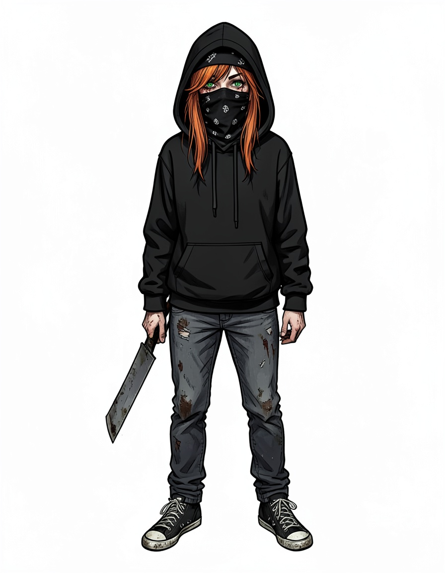 The Harbinger, a Creepypasta OC made on GenTube