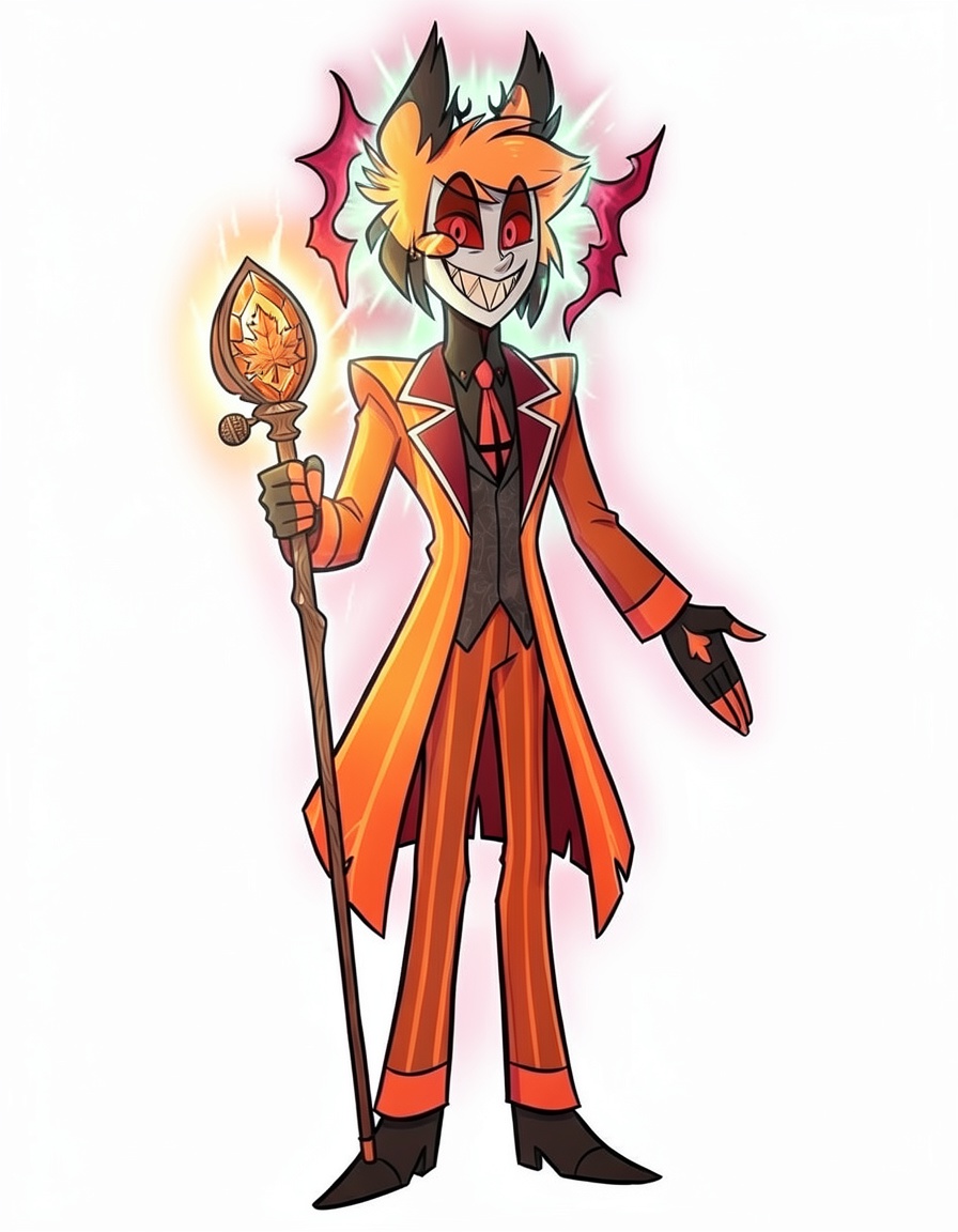 Autumn, a Hazbin Hotel OC made on GenTube