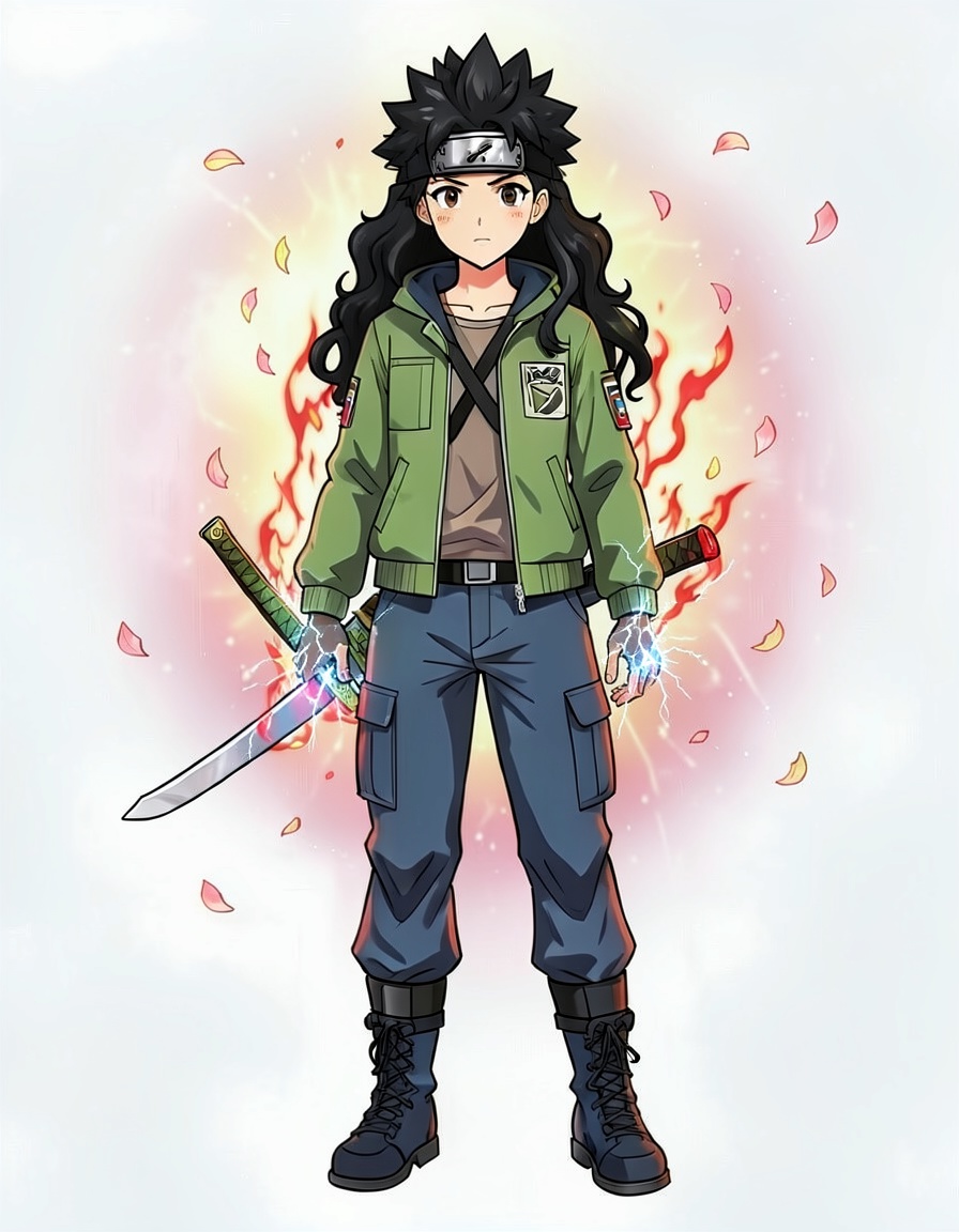 Konoha, a Naruto OC made on GenTube
