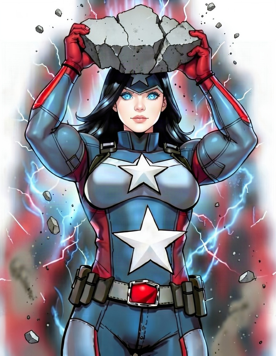 Ash, a Marvel Superhero OC made on GenTube