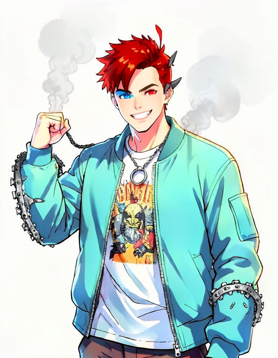 James, a Chainsaw Man OC made on GenTube