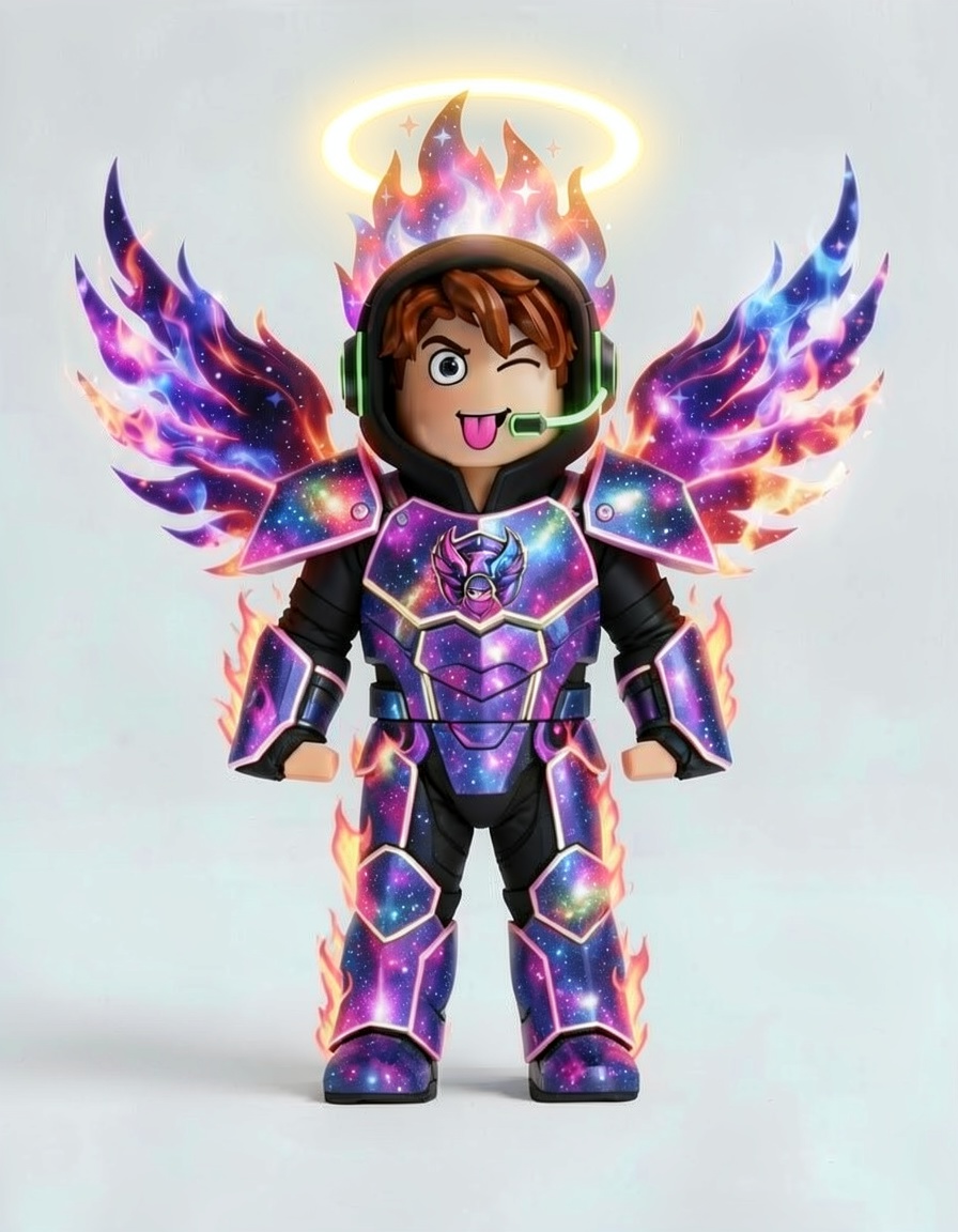 CosmicNinjaPhoenix, a Roblox OC made on GenTube
