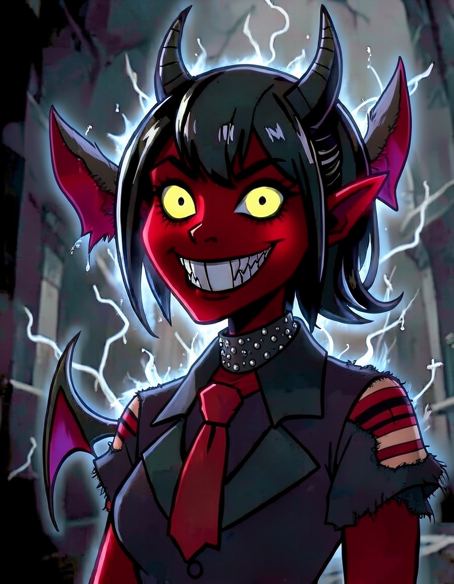 Penny, a Hazbin Hotel OC made on GenTube
