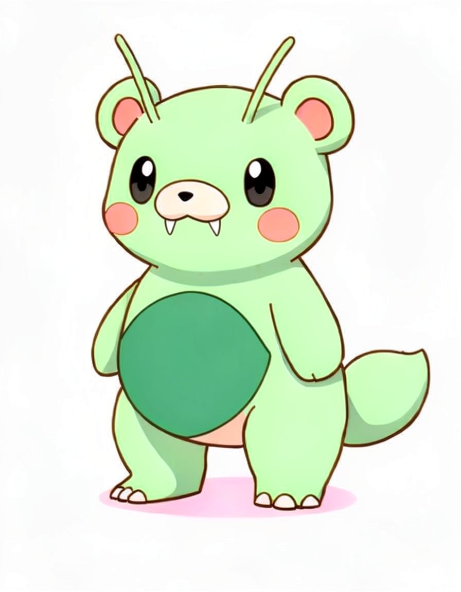 Beecub, a Pokemon OC made on GenTube