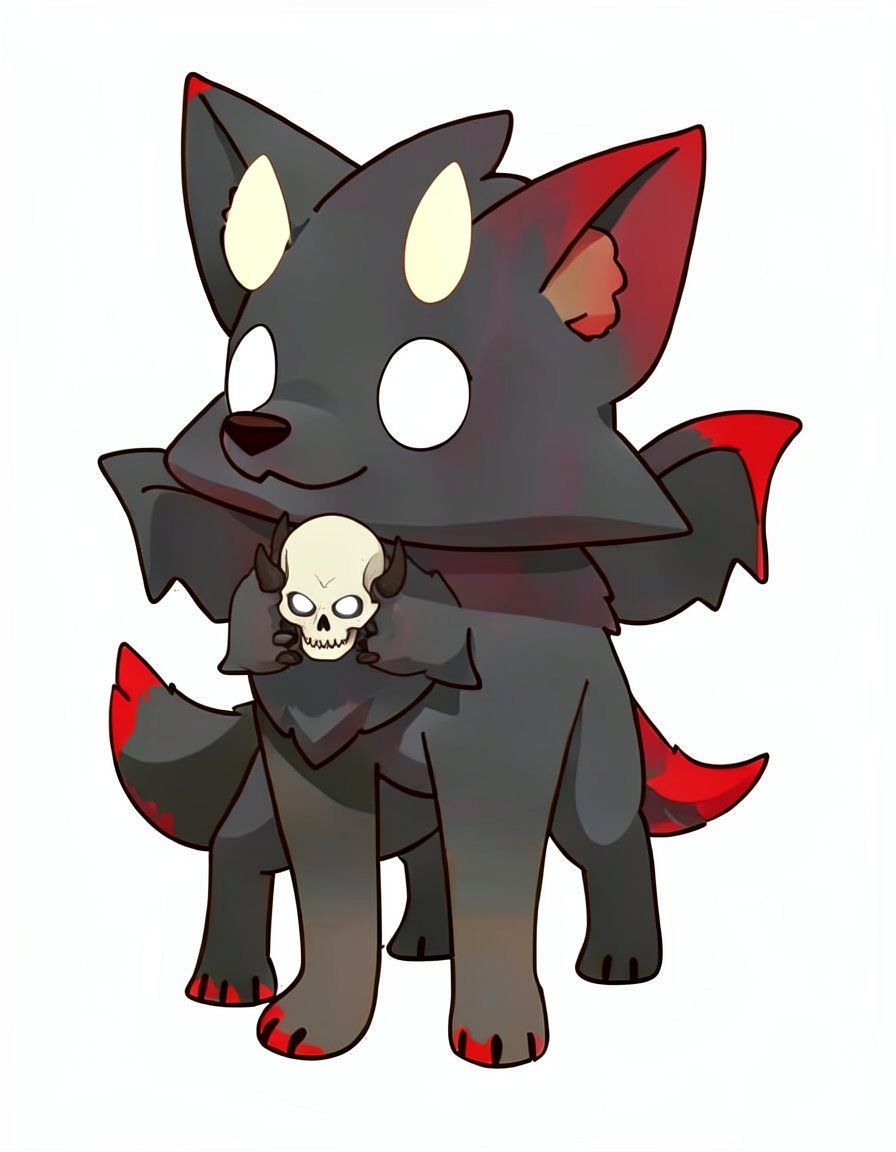 Wisphowl, a Pokemon OC made on GenTube