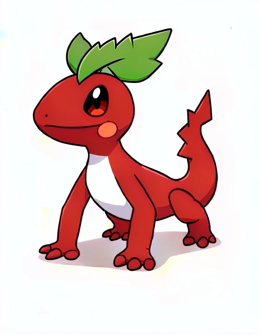 Zapgecko, a Pokemon OC made on GenTube