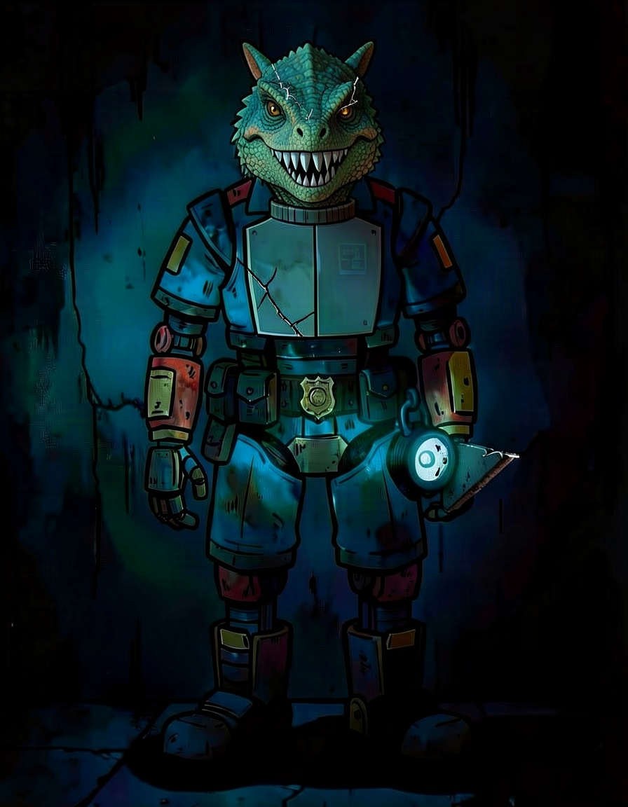 komodo, a FNAF OC made on GenTube