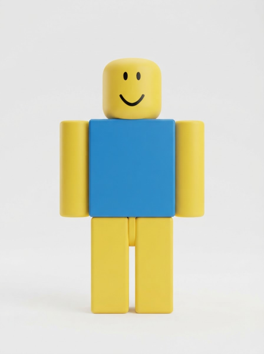 Sunny Block, a Roblox OC made on GenTube