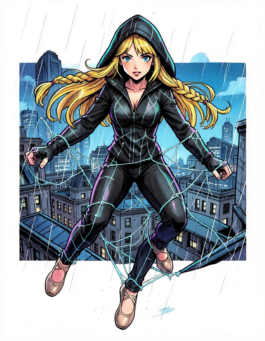 Spider-girl, a Spidersona OC made on GenTube