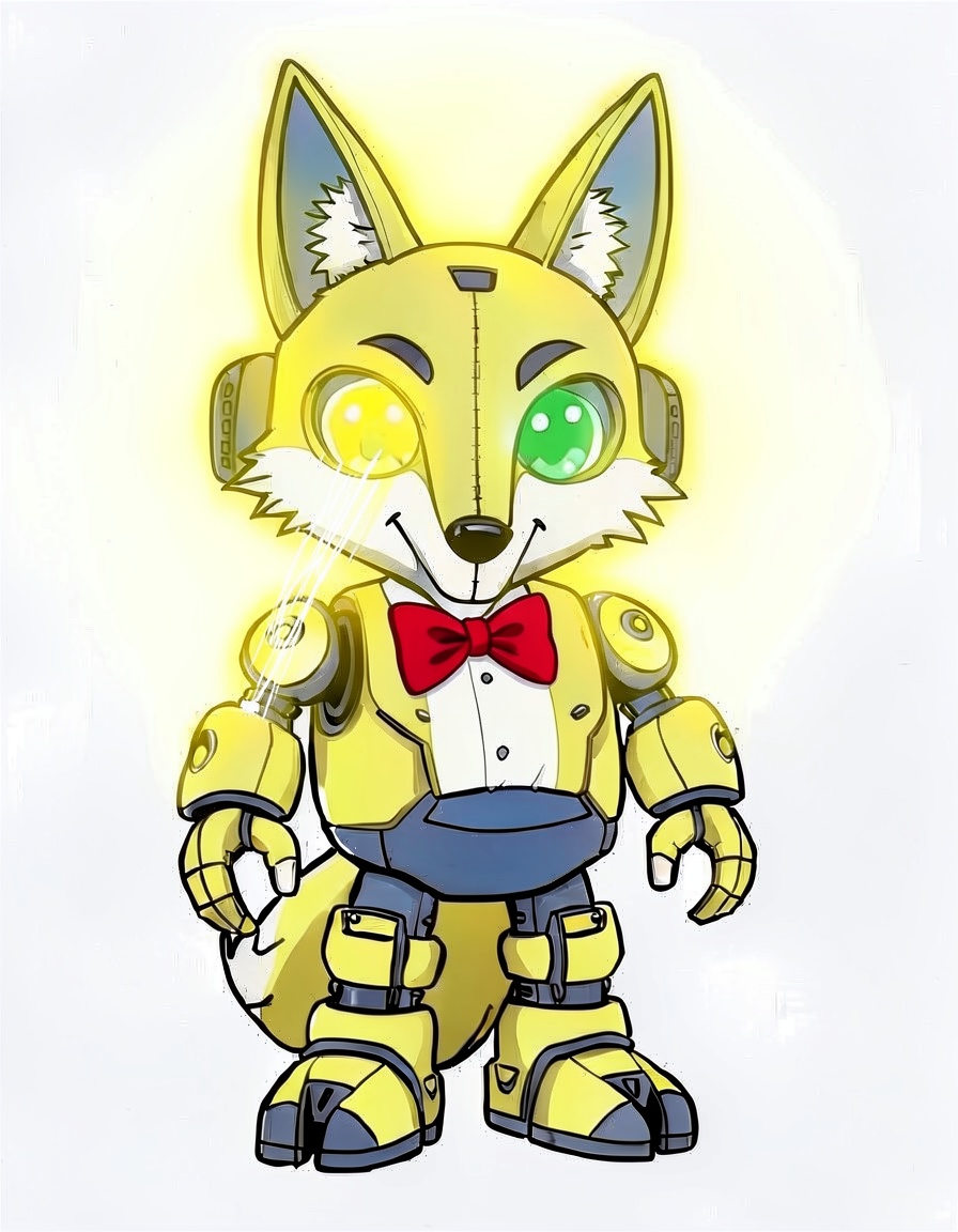Frankly, a FNAF OC made on GenTube