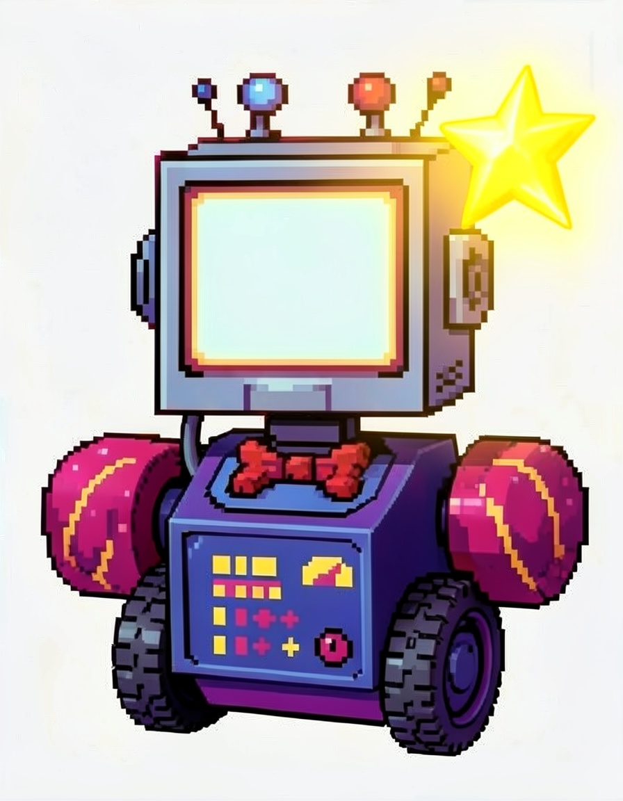 NeonBox, a Undertale OC made on GenTube