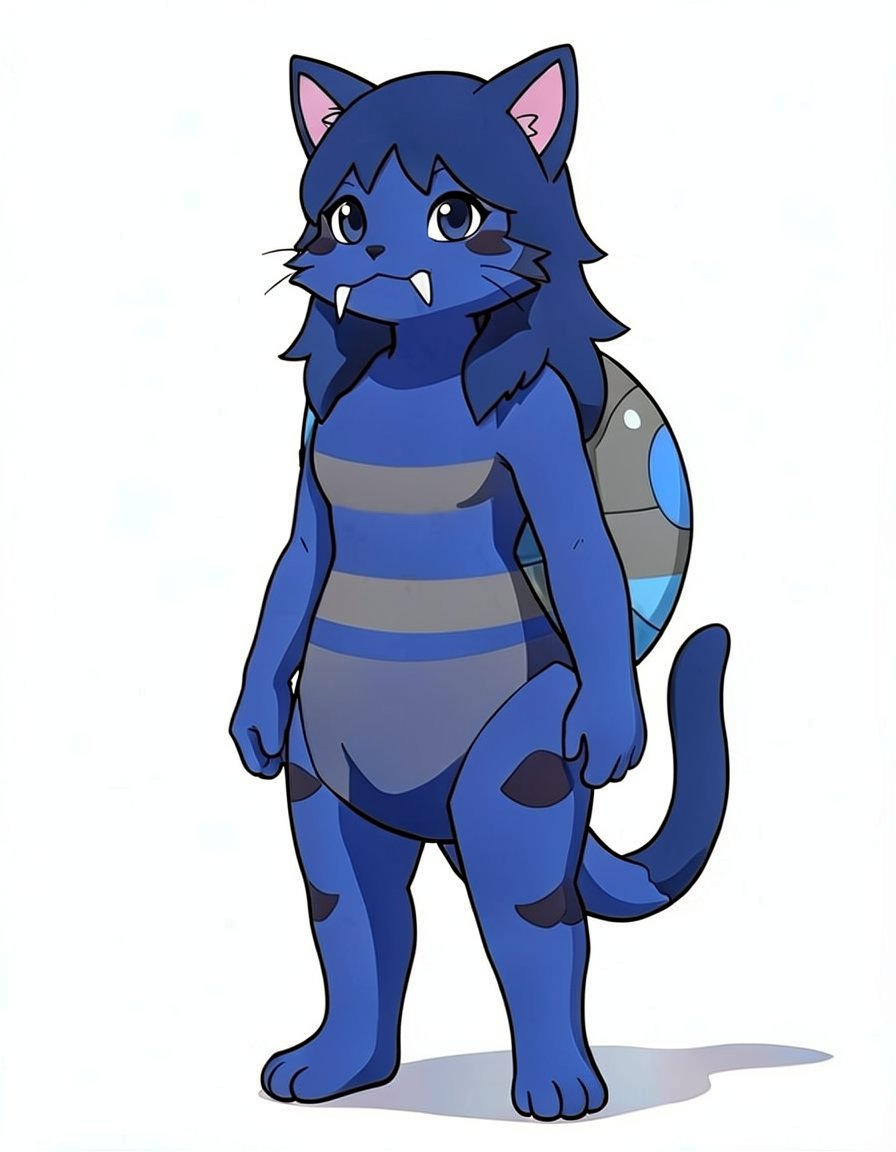 Tideix, a Pokemon OC made on GenTube