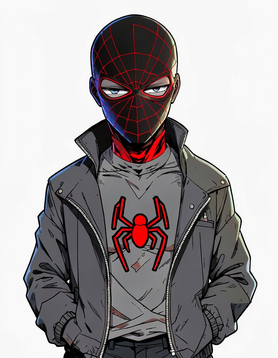 Crimson Web, a Spider Man OC made on GenTube