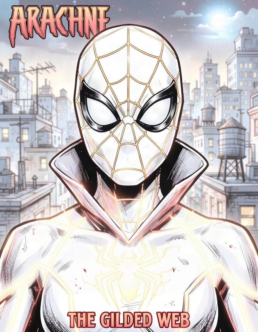 Silkshade, a Spidersona OC made on GenTube