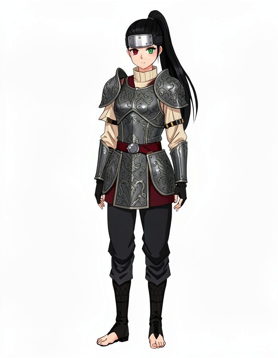 Ashen Blade, a Naruto OC made on GenTube