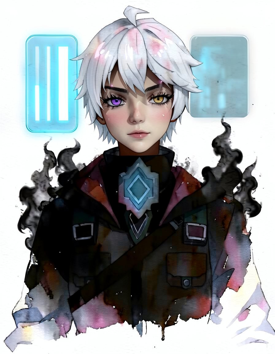 Nightshade Echo, a Solo Leveling OC made on GenTube