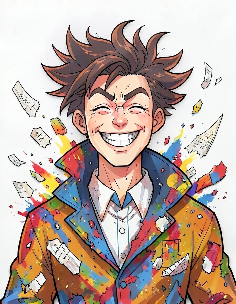 PaperPrankster, a FPE OC made on GenTube