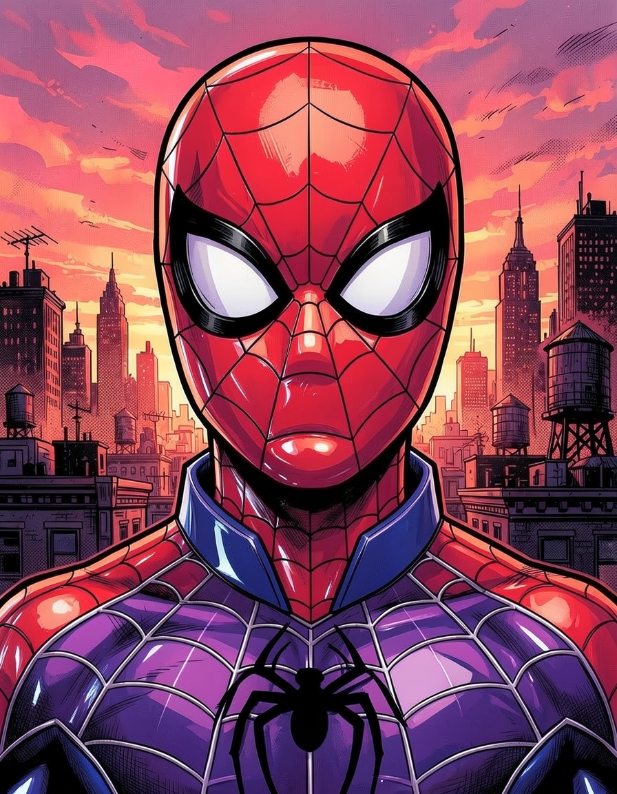 test, a Spidersona OC made on GenTube