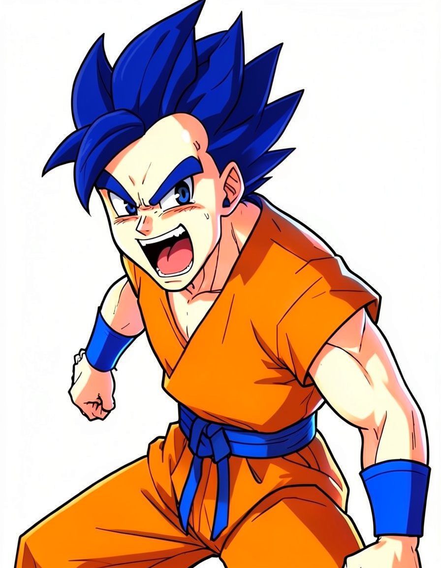 Samuel ultra, a Dragon Ball OC made on GenTube