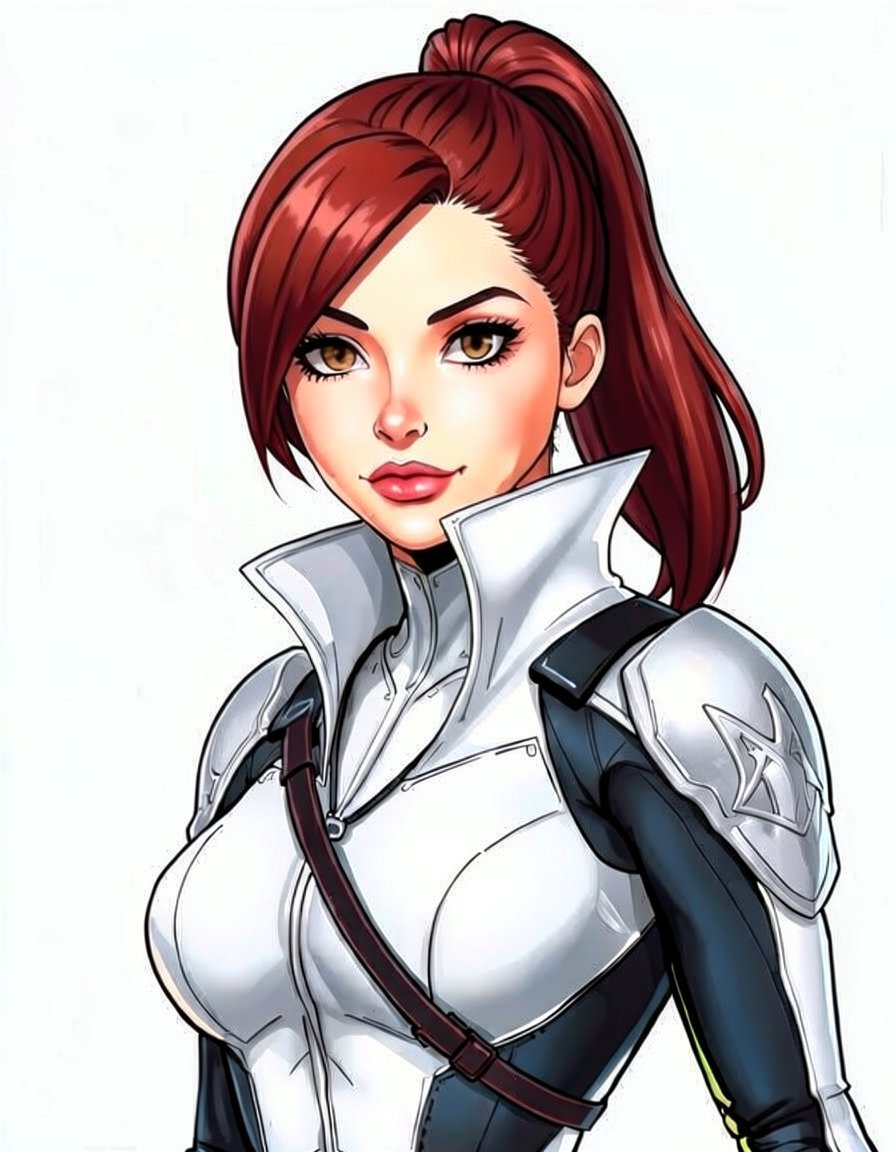 White Widow, a Marvel Superhero OC made on GenTube