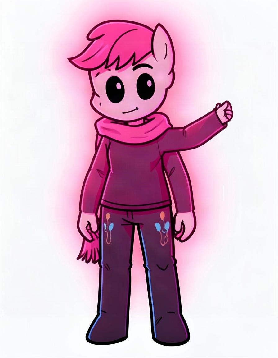 Pink House, a Deltarune OC made on GenTube