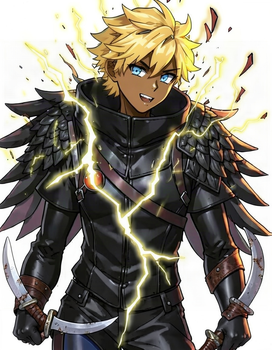 Sunflare Drakeheart, a Fourth Wing OC made on GenTube