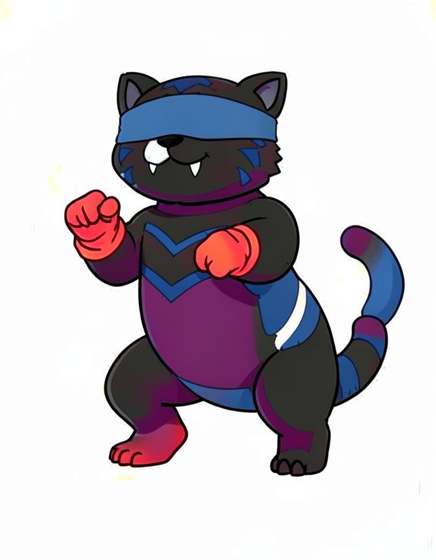 Wisprowl, a Pokemon OC made on GenTube