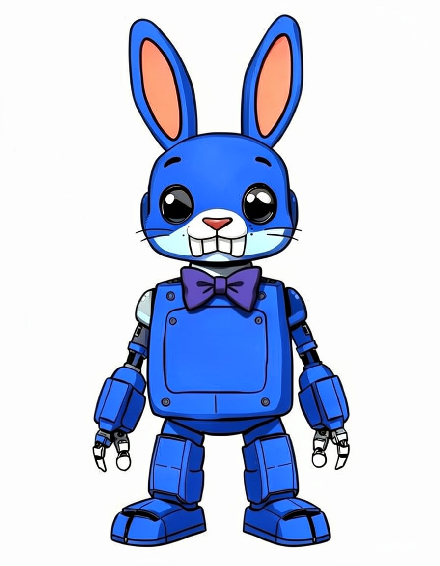 bonnie 3.0, a FNAF OC made on GenTube