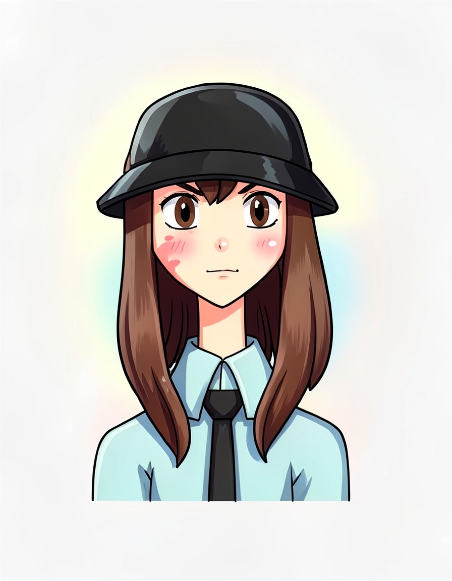 Ponmi, a DDLC OC made on GenTube