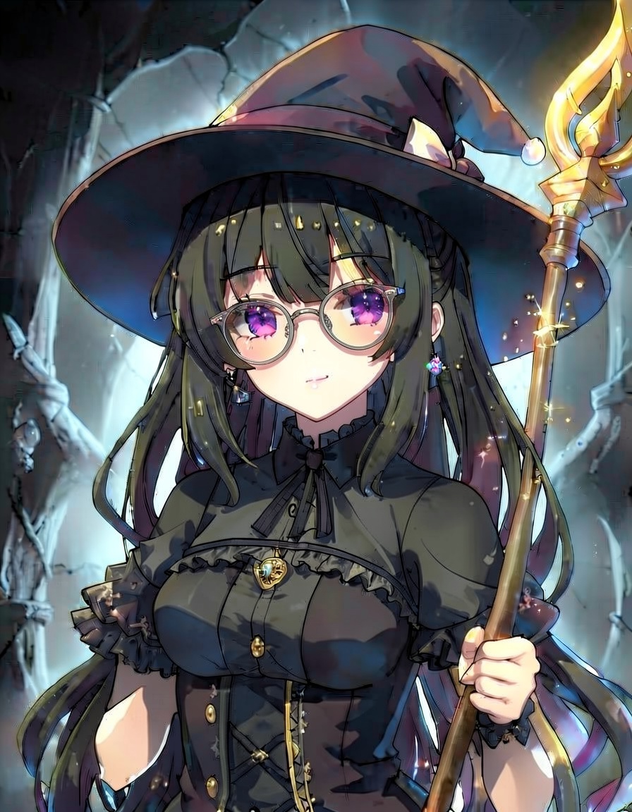 Astra Noire, a Waifu OC made on GenTube